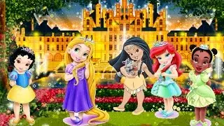Disney Princess Finger Family cartoon Rapunzel Pocahontas  Ariel Little Mermaid