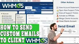 HOW TO SEND CUSTOM EMAILS DIRECTLY TO CLIENT IN WHMCS? [EASY STEPS]☑️