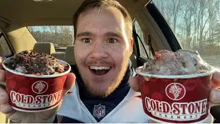 Cold Stone Moose Tracks: Strawberried in Fudge and Deck the Halls With Fudge and Sprinkles Review