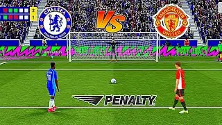 CHELSEA VS MANCHESTER UNITED PENALTY SHOOTOUT#AMERICAM#algorithm #footballclub#efootball#soccermatch