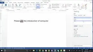 How To Use Proofing Spelling & Grammar In Ms Word | REVIEW MENU IN MICROSOFT WORD
