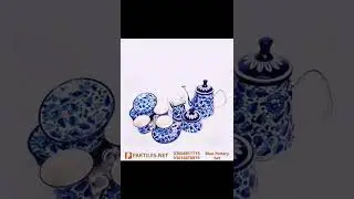 Blue Pottery Multan Multani Pottery Tea set Dinner Set Price in Pakistan, Khaprail Tiles Design