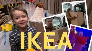 Familjen åker till IKEA! Får vi in allt i bilen? VLOGG