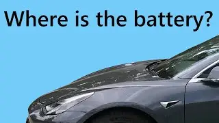 Where is the battery in an electric car?