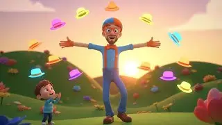 Blippi&rsquo;s Rainbow Hat Dance | Nursery Rhymes for Kids & Baby Songs