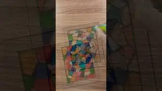 Glass painting 🎨🖼 Abstract glass painting #art #shorts #trending #glasspainting