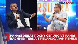 Debat Panas Rocky Gerung Vs Tim Hukum TKN Prabowo-Gibran Fahri Bachmid Menyoal Pelanggaran Pemilu