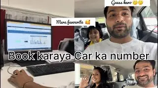 Special number book karaya || Bahot paise lag gaye || New car || Baleno || Our First Car