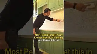 Never plan Your Kitchen electric work without watching&nbsp;this.  #jadestonearchitects #interiordesign