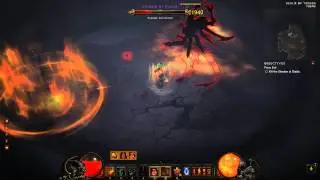 Diablo 3 Barbarian soloing inferno Diablo with 5 stacks of NV