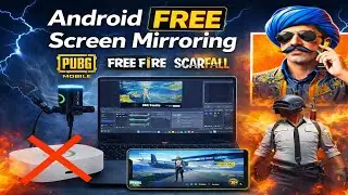 😱Pubg Scarfall FreeAndroid Screen Mirroring in Best Quality ✅ #scarfall #screenrecorder #mirroring 