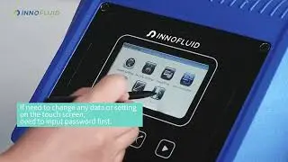Innofluid HP series peristaltic pump password function