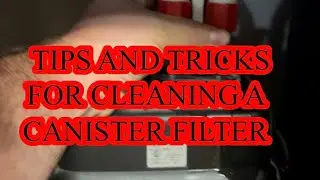 TIPS AND TRICKS FOR CLEANING A CANISTER FILTER #filter #tipsandtricks #fishroom