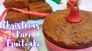 Christmas Fruitcake recipe /Traditional Christmas Fruitcake with alcohol /Christmas Rum cake recipe