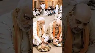 Indian Leaders Enjoying A Traditional Langar Meal At Gurdwara 🤗🤘