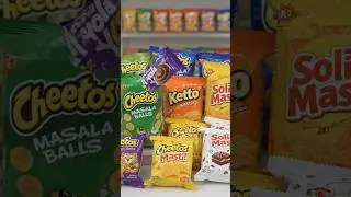 ASMR Chips Packet Blast 🍟➡️🍰 | Colourful Cake Biscuit Surprise ✨🎧#asmr #chocolate #satisfying