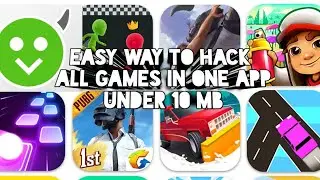 How to hack all games in one app under 10 MB/In just 10 minutes/easy