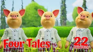 🔴The Three Little Pigs And The Big Bad Wolf 🔴🐷🐺 I Four Tales I English Fairytales🌟