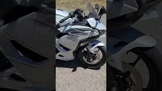 Back road leg stretch 2025 Ninja 500 #kawasakininja #kawasaki