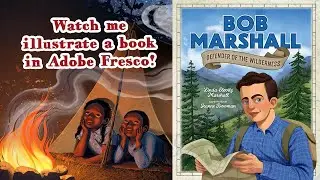 Illustrating a biographical children's book