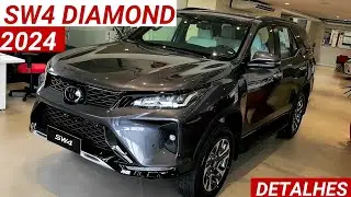 Toyota SW4 Diamond 2024 chega por R$433.490 como o Suv raíz de sete lugares + desejadodo mercado!