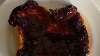 Blueberry syrup for French Toast or your next dessert!