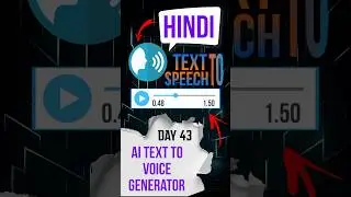 Синтезатор речи на хинди | #texttospeech #freeaitools #aitools #techtips