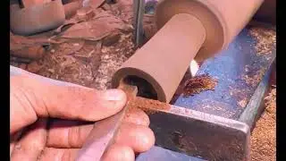 The Attractive of Palm Wood Turning#The The Cover of Toothpick Holder#Brown Palm Wood Turning.