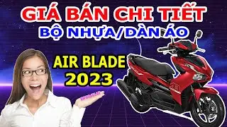 Giá bán chi tiết bộ nhựa / dàn áo xe Air Blade 2023 | Toàn Xe Máy