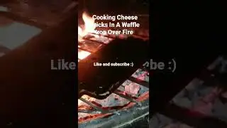 Outdoor cooking experiment with cast iron! #vlog #food #experiment #amazing #cooking