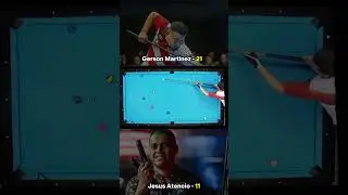 Gerson Mart&iacute;nez vs Jes&uacute;s Atencio - Pool bola 10 - Exhibici&oacute;n #billiards #8ballpool #pool #billiard
