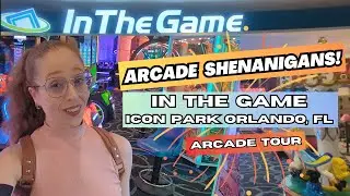 In The Game Arcade Tour | Icon Park Orlando, FL #arcade #inthegame