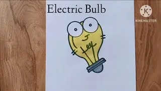 How to draw Electric Bulb 💡#Light Bulb