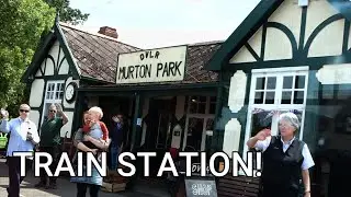 Exploring Murton Park! Train Station!