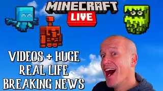 MINECRAFT LIVE 2021 New Trailer REACTION - HUGE IRL Breaking News