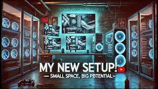🖥️💥 Computer Room Progress: My New Setup Is Ready! 🎮 | Small Space, Big Potential! 🔥