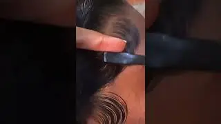 How to: Fluffy baby hair tutorial 😍 #babyhair #wigstyles