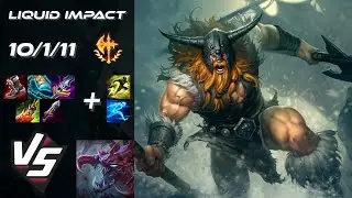 Team Liquid Impact TOP Olaf vs Cho'Gath - NA Grandmaster Patch 25.24