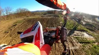 ONBOARD: Wide open TWO STROKE 125 | Cas Valk winter training