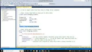 How to load data from Flat files to Database