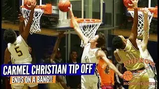 Cannon School & Carmel Christian EXCHANGE POSTER DUNKS! Raw Game Highlights