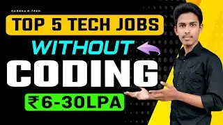 Top 5 Tech Jobs without coding in telugu || Tech jobs without coding || Software jobs without coding