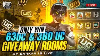 LIVE UC & CASH GIVEAWAY | Custom Rooms | PUBG Mobile Live Pakistan | Win UC Cash Today!