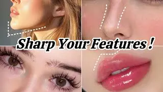 Get Sharp & Attractive Features Naturally😍❤️‍🔥 | How To Make Your Face Sharper & Lifted✨
