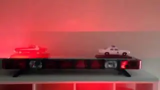 Whelen 9M lightbar HD video 12 strobe