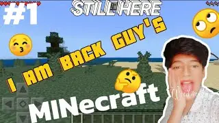 IAM BAck!!!😉😉||sorry For late|| Minecraft || DesiGamerHub
