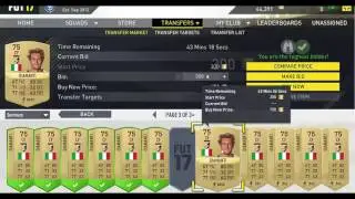 FIFA 17 Ultimate team trading method mass bidding! #21 BEST PROFIT BEST PLAYERS TRADE! HD