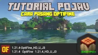 100% WORK‼️TUTORIAL CARA PASANG OPTIFINE DI POJAV LAUNCHER🔥  AUTO LANCAR📈