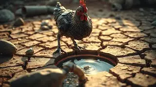 In 2100: How Chickens Will Feed Entire Villages During Food Shortages | Futuristic AI Vision