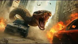 Monster Thriller:100-Foot Python Attacks Tower Block! Man Battles Mutant Snake Barehanded!